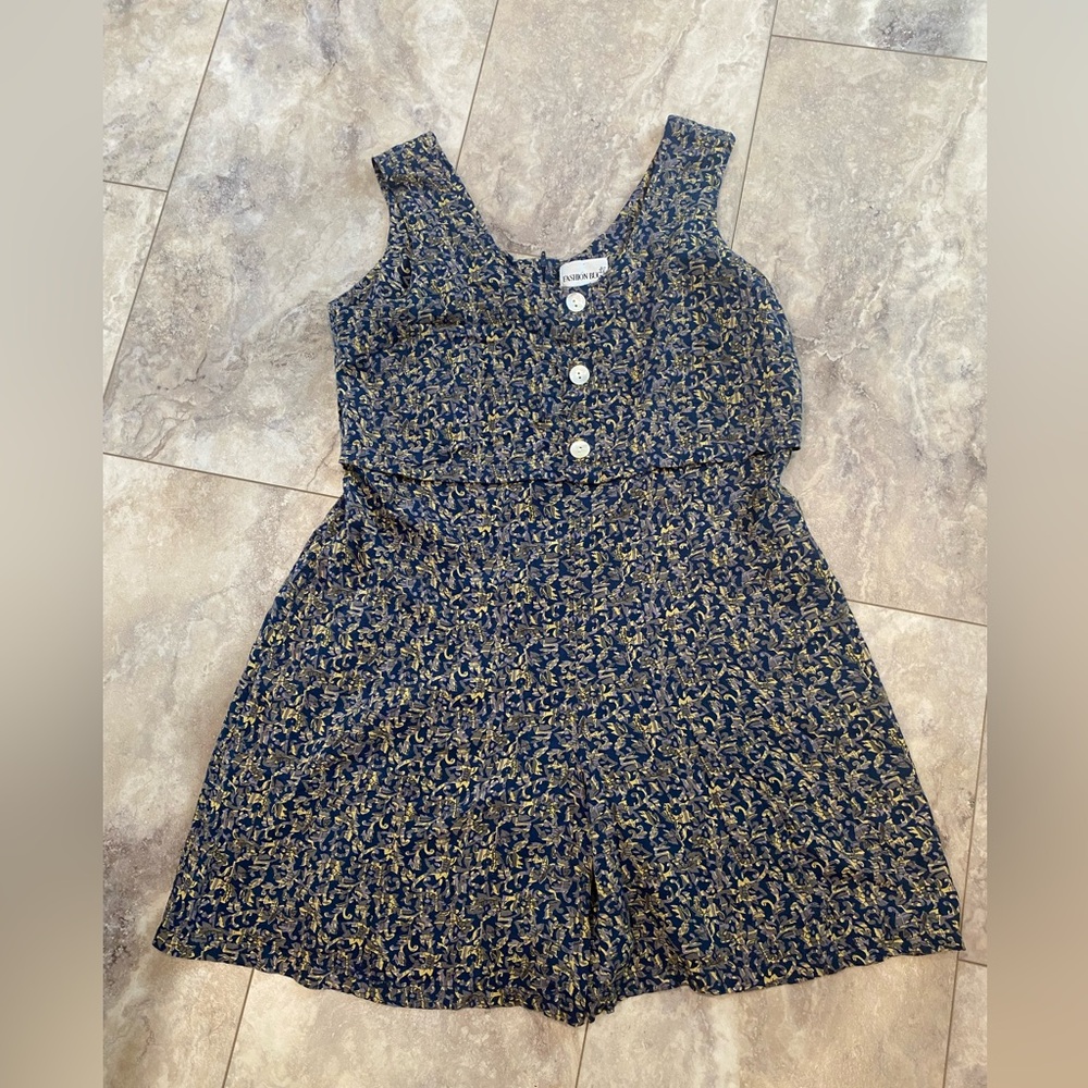 Vintage Fashion Bug shorts romper.